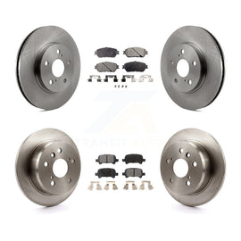 Front Rear Disc Brake Rotors And Ceramic Pads Kit For Toyota Camry Avalon Solara