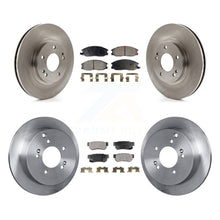 Charger l'image dans la galerie, Front Rear Disc Brake Rotors And Ceramic Pads Kit For Hyundai Santa Fe
