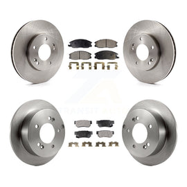 Front Rear Disc Brake Rotors And Ceramic Pads Kit For Hyundai XG350 XG300