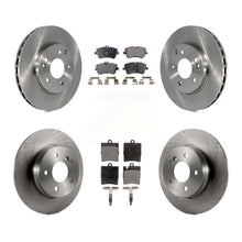 Charger l&#39;image dans la galerie, Front Rear Brake Rotor And Ceramic Pad Kit For Mercedes-Benz C240 Wagon with RWD