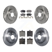 Charger l'image dans la galerie, Front Rear Disc Brake Rotors And Ceramic Pads Kit For Mercedes-Benz C230 C240