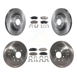 Front Rear Brake Rotor And Ceramic Pad Kit For Infiniti G35 Nissan 350Z INFINITI
