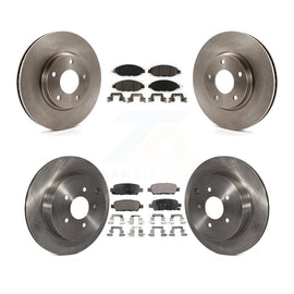 [Front+Rear] 2016 Nissan Pathfinder From 11 15 Premium OE Brake Rotors & Ceramic Pads Kit For Max Braking