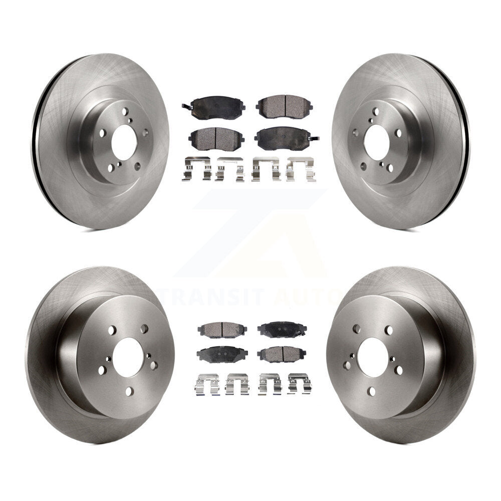 [Front+Rear] 2005 Subaru Outback Legacy Premium OE Brake Rotors & Ceramic Pads Kit For Max Braking