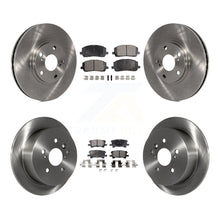Charger l'image dans la galerie, Front Rear Disc Brake Rotors And Ceramic Pads Kit For Toyota Highlander
