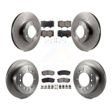Front Rear Disc Brake Rotors And Ceramic Pads Kit For Toyota 4Runner Lexus GX470