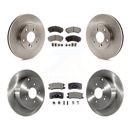 Front Rear Disc Brake Rotors And Ceramic Pads Kit For Mitsubishi Endeavor