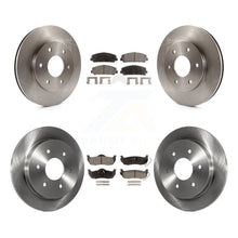 Charger l'image dans la galerie, Front Rear Disc Brake Rotors And Ceramic Pads Kit For INFINITI QX56