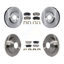 [Front+Rear] 2006-2009 Hyundai Azera Premium OE Brake Rotors & Ceramic Pads Kit For Max Braking