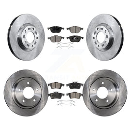 Front Rear Disc Brake Rotors And Ceramic Pads Kit For Mazda 3 Sport