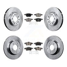Load image into Gallery viewer, Front Rear Disc Brake Rotors And Ceramic Pads Kit For Mazda 5