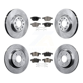Front Rear Disc Brake Rotors And Ceramic Pads Kit For Mazda 5