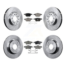 Charger l&#39;image dans la galerie, [Front+Rear] 2006 Mazda 5 To 02 06 Premium OE Brake Rotors &amp; Ceramic Pads Kit For Max Braking