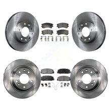 Charger l'image dans la galerie, [Front+Rear] 2003-2005 Mazda 6 Premium OE Brake Rotors &amp; Ceramic Pads Kit For Max Braking