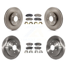 Charger l&#39;image dans la galerie, [Front+Rear] 2005-2010 Honda Odyssey Premium OE Brake Rotors &amp; Ceramic Pads Kit For Max Braking