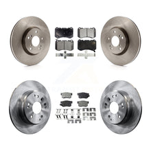 Load image into Gallery viewer, Front Rear Disc Brake Rotors And Ceramic Pads Kit For Acura TL