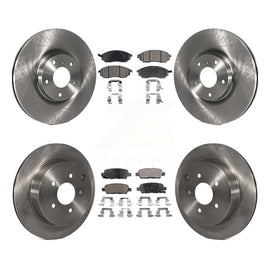 Front Rear Brake Rotor & Ceramic Pad Kit For Nissan Murano INFINITI M37 QX70 Q70