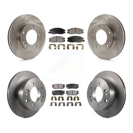 [Front+Rear] 2003-2006 Kia Sorento Premium OE Brake Rotors & Ceramic Pads Kit For Max Braking