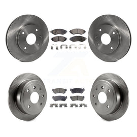 Front Rear Brake Rotor & Ceramic Pad Kit For Suzuki Forenza Reno Chevrolet Optra
