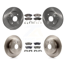 Charger l'image dans la galerie, Front Rear Disc Brake Rotors And Ceramic Pads Kit For Chevrolet Optra