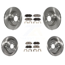 Charger l'image dans la galerie, Front Rear Disc Brake Rotors And Ceramic Pads Kit For Land Rover Range Sport LR3