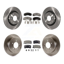 Load image into Gallery viewer, Front Rear Brake Rotor &amp; Ceramic Pad Kit For Mitsubishi Lancer Ralliart To 03 09