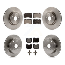 Load image into Gallery viewer, Front Rear Disc Brake Rotors And Ceramic Pads Kit For Subaru Impreza WRX STI