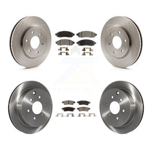 Charger l'image dans la galerie, Front Rear Brake Rotor &amp; Ceramic Pad Kit For Nissan Frontier Suzuki Equator 2.5L