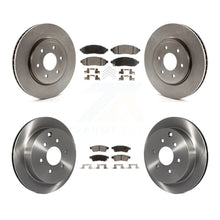 Charger l&#39;image dans la galerie, Front Rear Brake Rotor Ceramic Pad Kit For Nissan Frontier Xterra Suzuki Equator