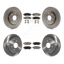 Charger l&#39;image dans la galerie, [Front+Rear] 2006-2007 Nissan Xterra Premium OE Brake Rotors &amp; Ceramic Pads Kit For Max Braking