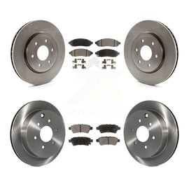 [Front+Rear] 2006-2007 Nissan Xterra Premium OE Brake Rotors & Ceramic Pads Kit For Max Braking