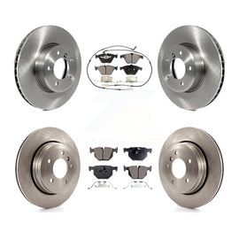 Front Rear Disc Brake Rotors And Ceramic Pads Kit For BMW 530i 525i 528i