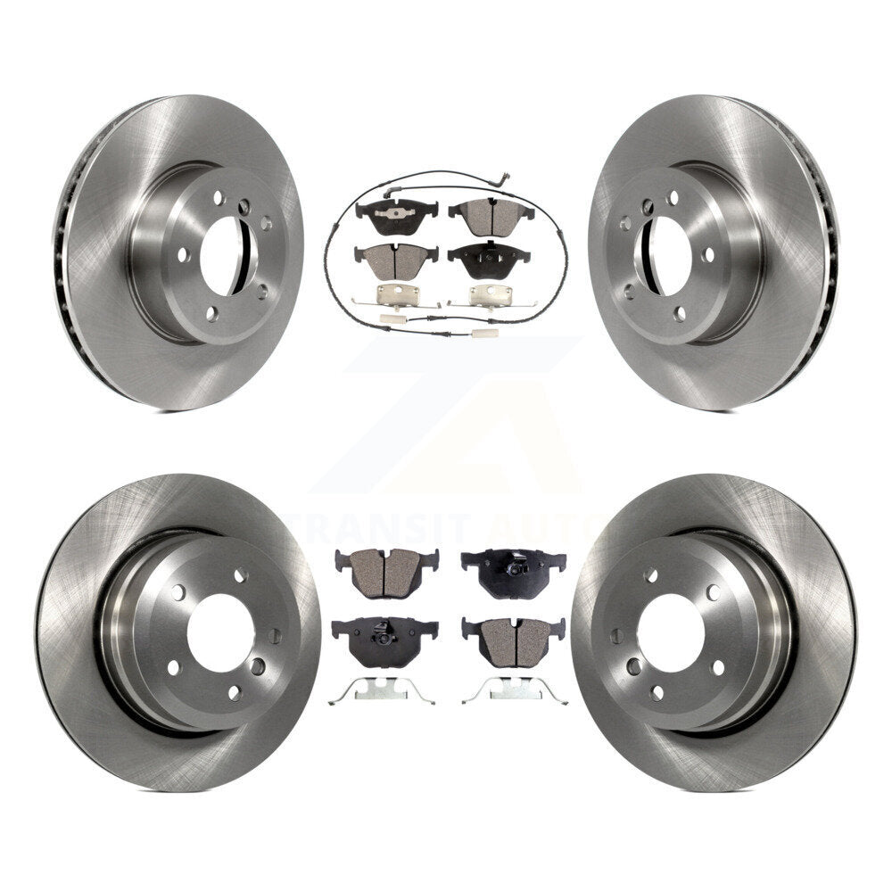 Front Rear Disc Brake Rotor Ceramic Pad Kit For BMW 530xi 535xi 528i xDrive 535i
