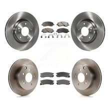 Charger l'image dans la galerie, Front Rear Disc Brake Rotors Ceramic Pad Kit For 2007 Mitsubishi Galant Ralliart