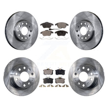 Load image into Gallery viewer, Front Rear Disc Brake Rotors And Ceramic Pads Kit For Volkswagen Jetta Beetle