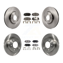 Load image into Gallery viewer, Front Rear Disc Brake Rotors And Ceramic Pads Kit For Kia Forte Forte5 Koup