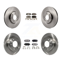 Charger l'image dans la galerie, Front Rear Disc Brake Rotors And Ceramic Pads Kit For Kia Forte Forte5 SX