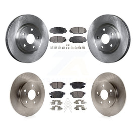 Front Rear Brake Rotor Ceramic Pad Kit For Toyota Matrix Pontiac Vibe Corolla iM