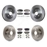 [Front+Rear] 2011-2016 Scion tC Premium OE Brake Rotors & Ceramic Pads Kit For Max Braking