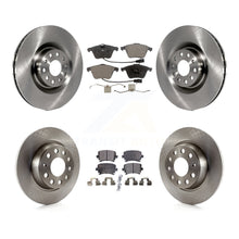 Charger l'image dans la galerie, Front Rear Disc Brake Rotors And Ceramic Pads Kit For Volkswagen Passat