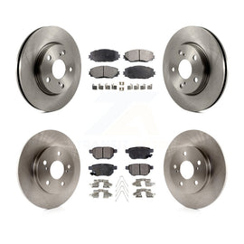 [Front+Rear] 2008-2015 Scion xB Premium OE Brake Rotors & Ceramic Pads Kit For Max Braking