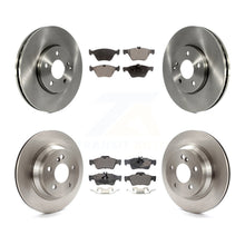 Charger l'image dans la galerie, Front Rear Disc Brake Rotors And Ceramic Pad Kit For Mercedes-Benz E350 E320 AWD