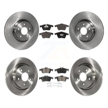 Load image into Gallery viewer, Front Rear Disc Brake Rotors And Ceramic Pads Kit For Volvo S40 C70 V50