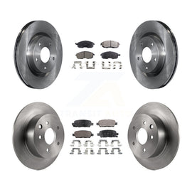 Front Rear Disc Brake Rotors And Ceramic Pads Kit For Nissan Altima