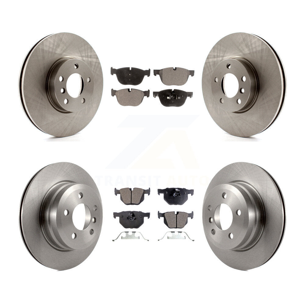 Front Rear Disc Brake Rotors And Ceramic Pads Kit For BMW X5 X6