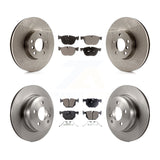 Front Rear Disc Brake Rotors And Ceramic Pads Kit For BMW X5 X6