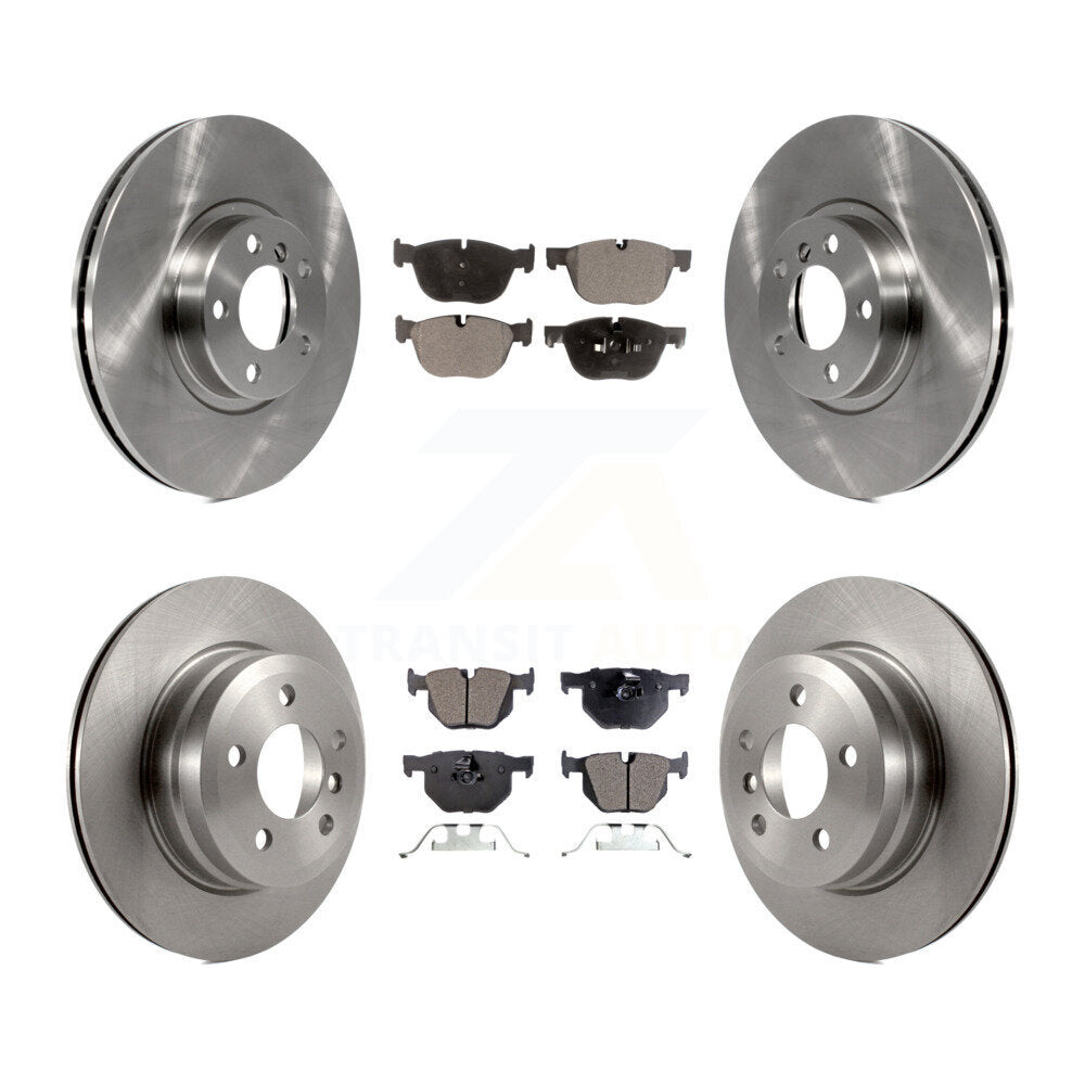 Front Rear Disc Brake Rotors And Ceramic Pads Kit For BMW X5 X6