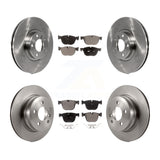 [Front+Rear] 2009 BMW X6 xDrive35i From 10 08 Premium OE Brake Rotors & Ceramic Pads Kit For Max Braking