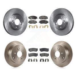 [Front+Rear] 2007-2009 Hyundai Santa Fe Premium OE Brake Rotors & Ceramic Pads Kit For Max Braking