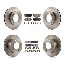 Charger l&#39;image dans la galerie, [Front+Rear] 2007-2009 Kia Sorento Premium OE Brake Rotors &amp; Ceramic Pads Kit For Max Braking